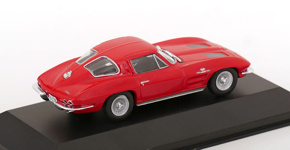 Chevrolet Corvette C2 Sting Ray Coupe 1963 red 1:43 Altaya