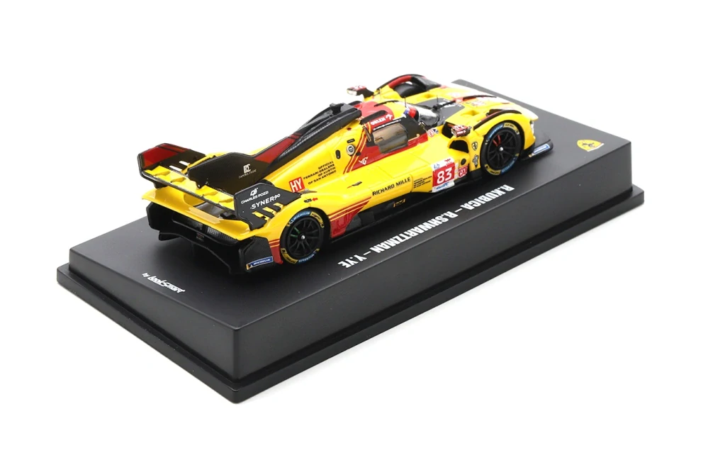 Ferrari 499P #83 Kubica/Shwartzman/Ye AF Corse Le Mans 24H 2024 1:64 Look Smart Models 