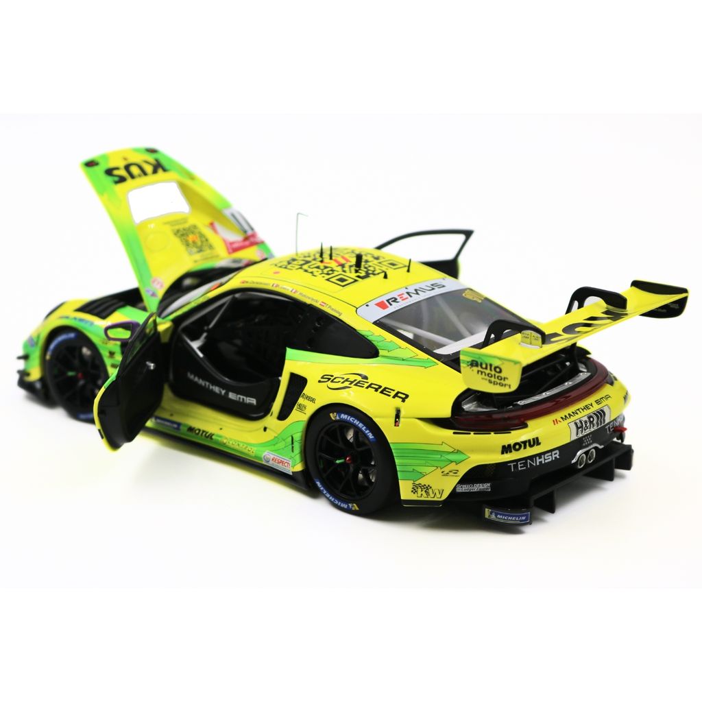 Porsche 911 GT3 R #911 Christensen, Estre, Makowiecki, Preining Manthey-Racing  24h Race Nürburgring 2023 1:18 Minichamps  