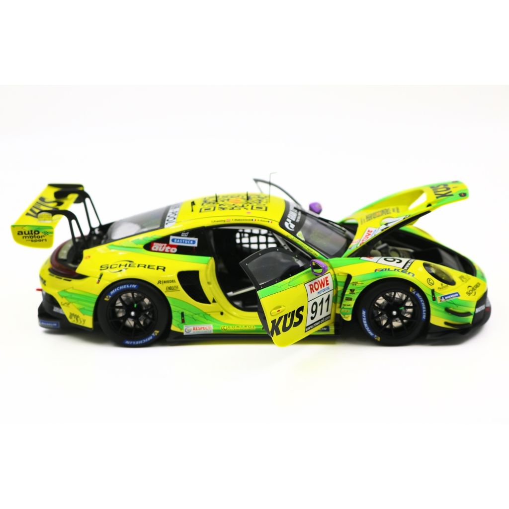 Porsche 911 GT3 R #911 Thomas Preining, Kevin Estre Manthey EMA NLS 2 Nürburgring 2023 1:18 Minichamps  