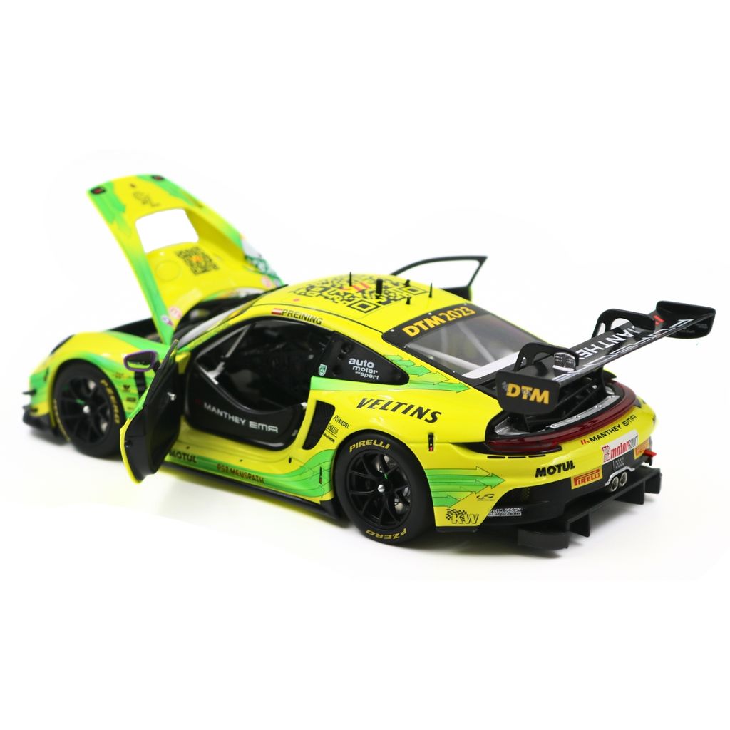 Porsche 911 GT3 R #91 Thomas Preining Manthey EMA Winner Norisring DTM Champion 2023 1:18 Minichamps 