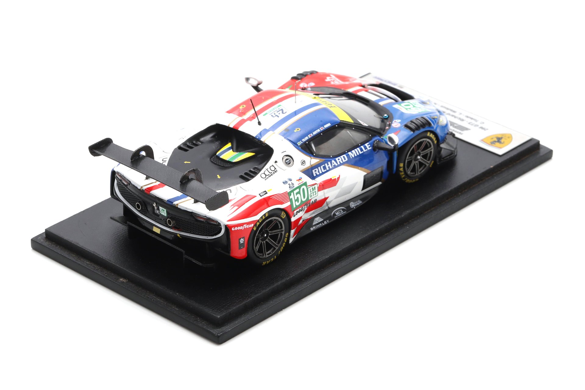 Ferrari 296 LMGT3 #150 C. Toledo - L. Wadoux - R. Agostini RICHARD MILLE AF CORSE Le Mans 24H 2025 1:43 Look Smart Models