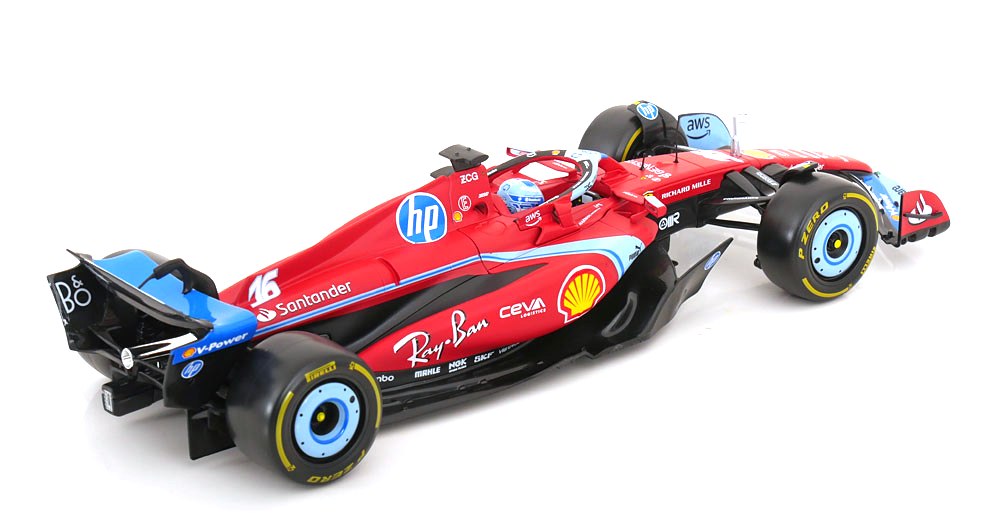 Ferrari SF-24 #16 C.Leclerc 3rd Miami GP 2024 1:18 Bburago