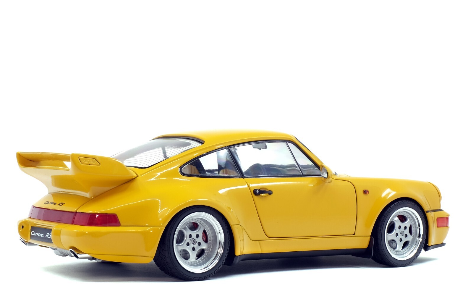 Porsche 911 (964) 3.8 RS 1990 jaune vitesse 1:18 Solido