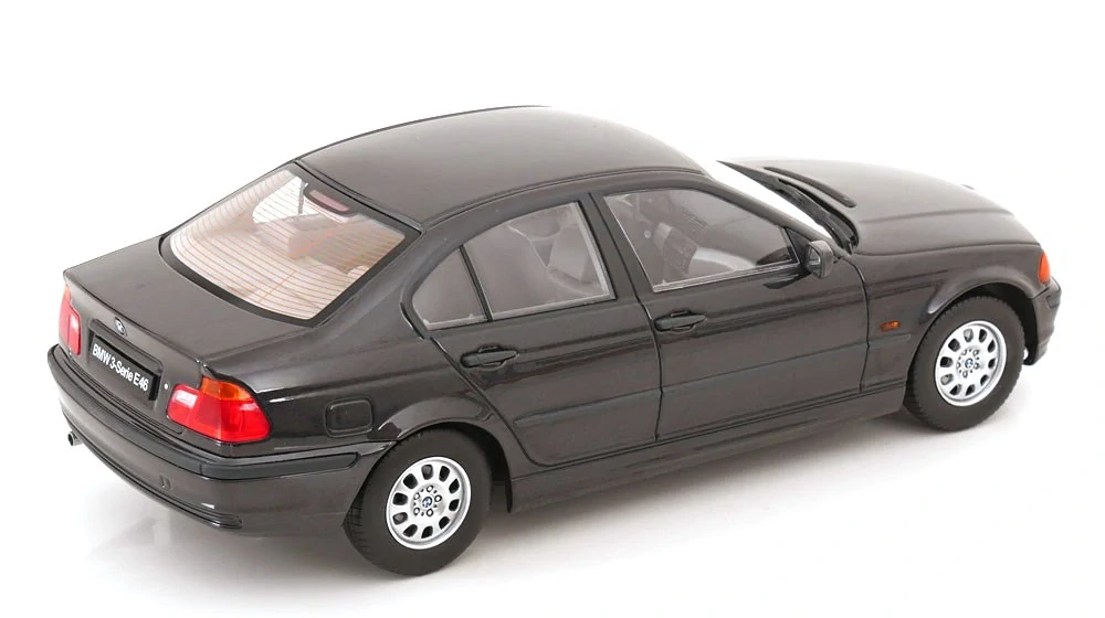 BMW 3er E46 Limousine 1999 black metallic 1:18 KK Scale
