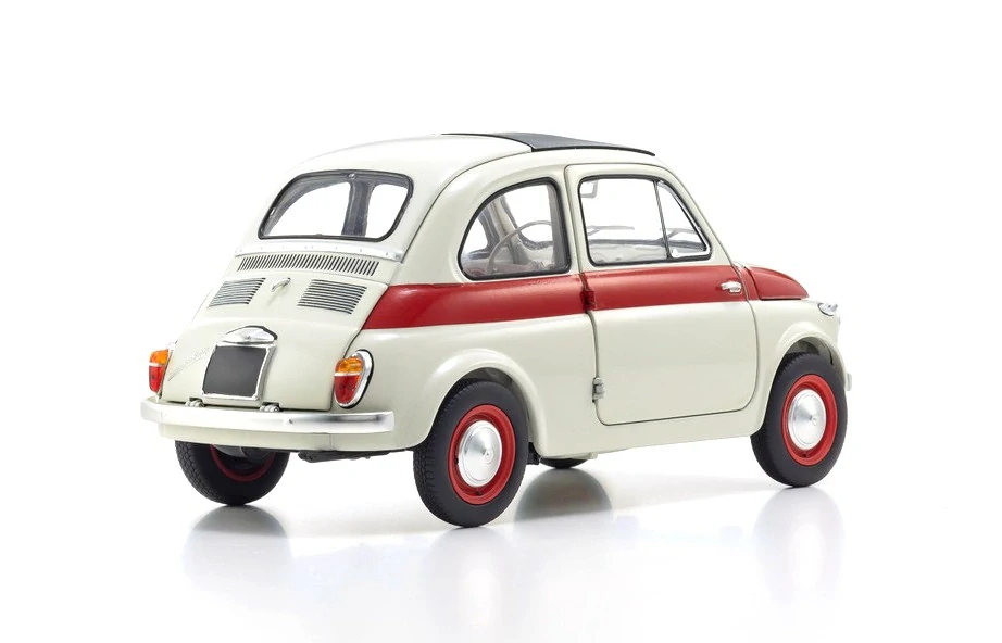 Fiat 500 Sport 1958 white/red 1:18 Kyosho