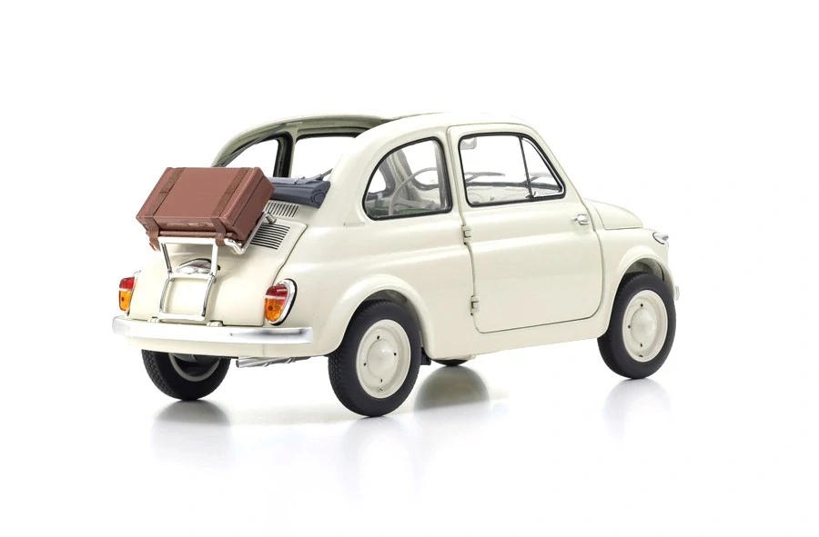 Fiat Nuova 500 Open Roof 1957 white 1:18 Kyosho
