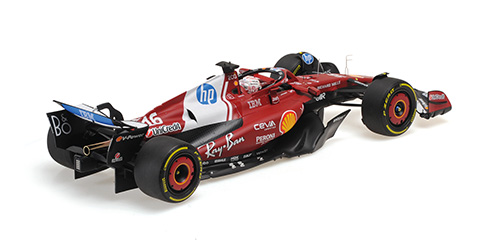 Ferrari SF-25 #16 C.Leclerc Sprint Race China GP 2025 with Driver Figurine 1:18 B.B.R.