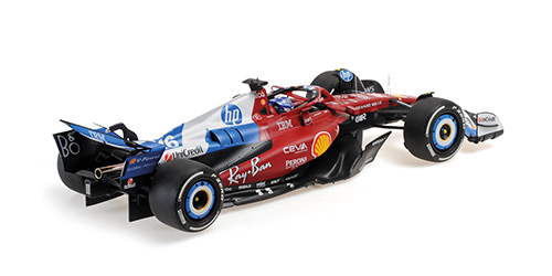 Ferrari SF-25 #16 C.Leclerc Miami GP 2025 with Driver Figurine 1:18 B.B.R.