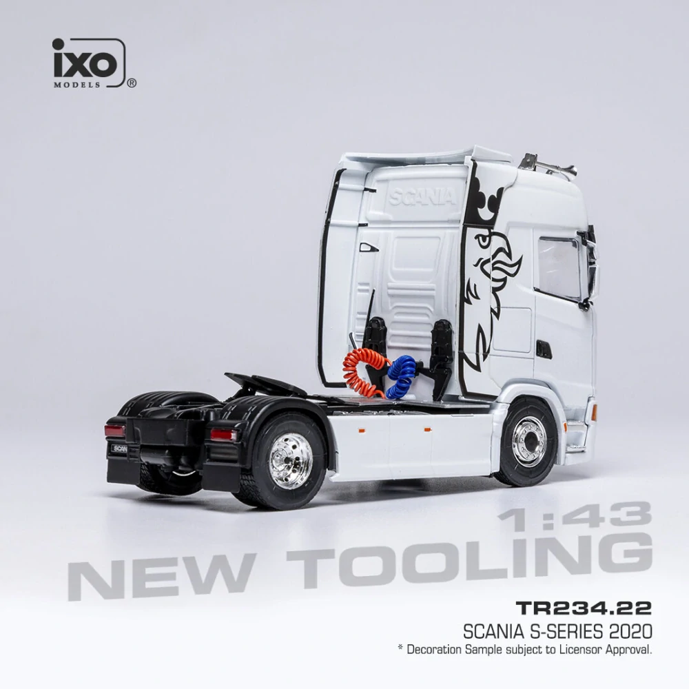 Scania S-Series 2020 white/decor 1:43 Ixo Models