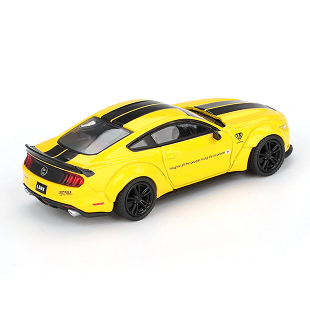 Ford Mustang LB-Works 2015 Triple yellow 1:64 Mini GT