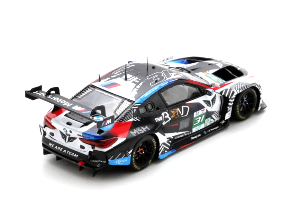 BMW M4 LMGT3 The Bend Team WRT #31 Shahin/Boguslavskiy/Farfus 24H Le Mans 2025 1:43 Spark