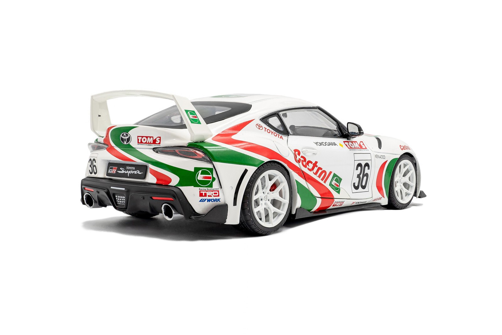 Toyota GR Supra Toyota Racing Tribute 2024 white 1:18 Solido