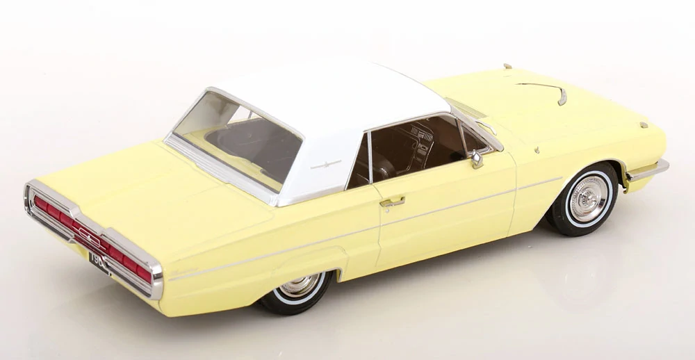 Ford Thunderbird Hardtop Coupe 1966 light yellow/white 1:18 KK Scale