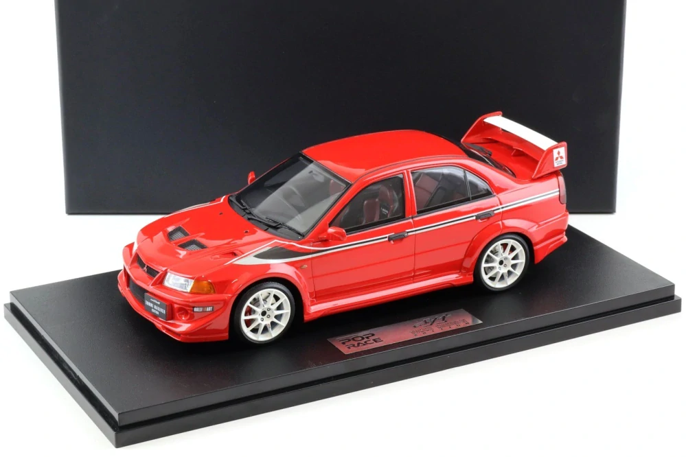 Mitsubishi Evo 6.5 Evolution Tommi Makinen Edition red 1:18 Pop Race Limited