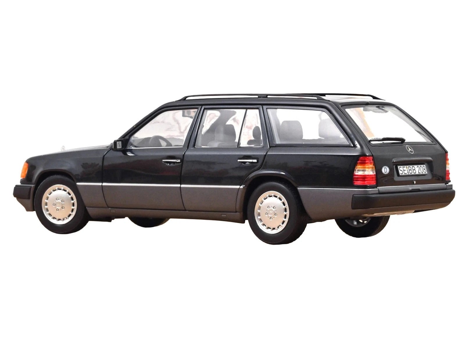 Mercedes-Benz 300 D T-Modell 1990 black metallic 1:18 Norev