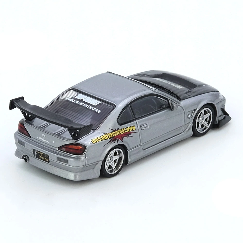 Nissan Top Secret Silvia (S15) silver 1:64 Inno Models