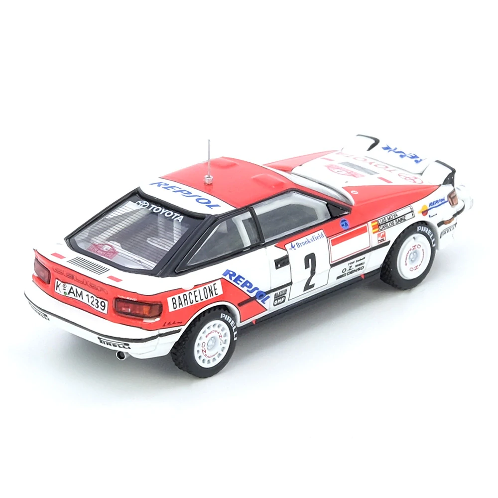 Toyota Celica GT-Four (ST165) #2 C.Sainz/L.Moya Winner Rally Monte Carlo 1991 white/red 1:64 Inno Models