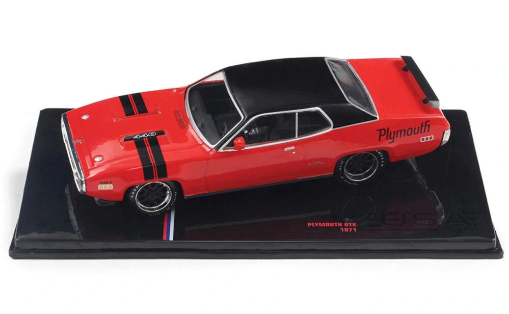 Plymouth GTX 1971 rally red 1:43 Ixo America
