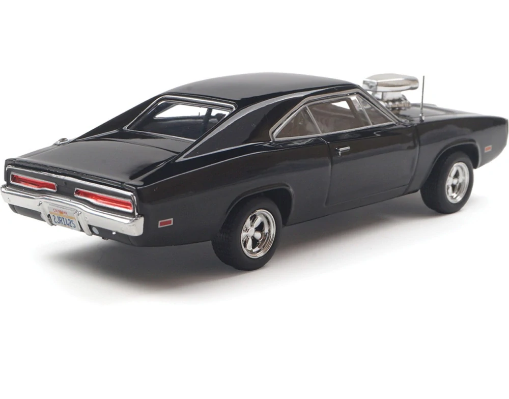 Dodge Charger with Blown Engine 1970 black 1:43 Ixo America
