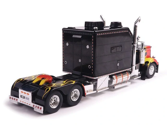 Peterbilt 379 Custom 2002 black/flames 1:43 Ixo America