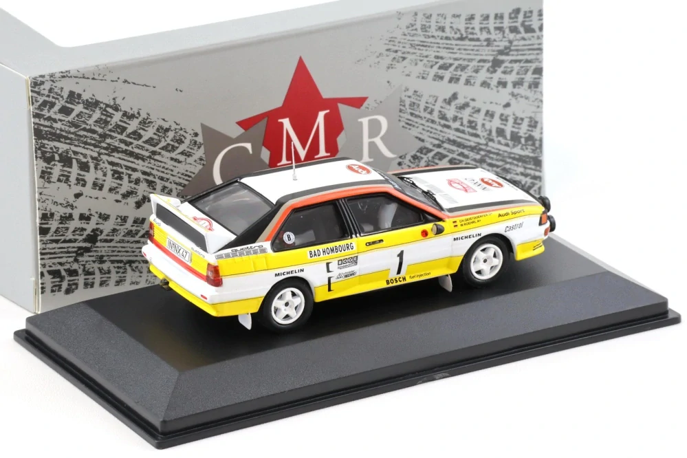 Audi Sport Quattro A2 #1 Rohrl/Geistdorfer Winner Rally Monte Carlo 1984 1:43 CMR