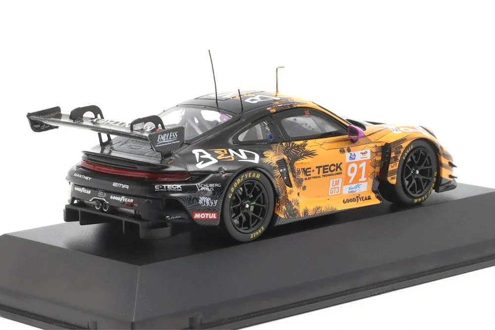 Porsche 911 GT3 R #91 Lietz/Schuring/Shahin Winner LMGT3 24H LeMans 2024 1:43 Ixo Models