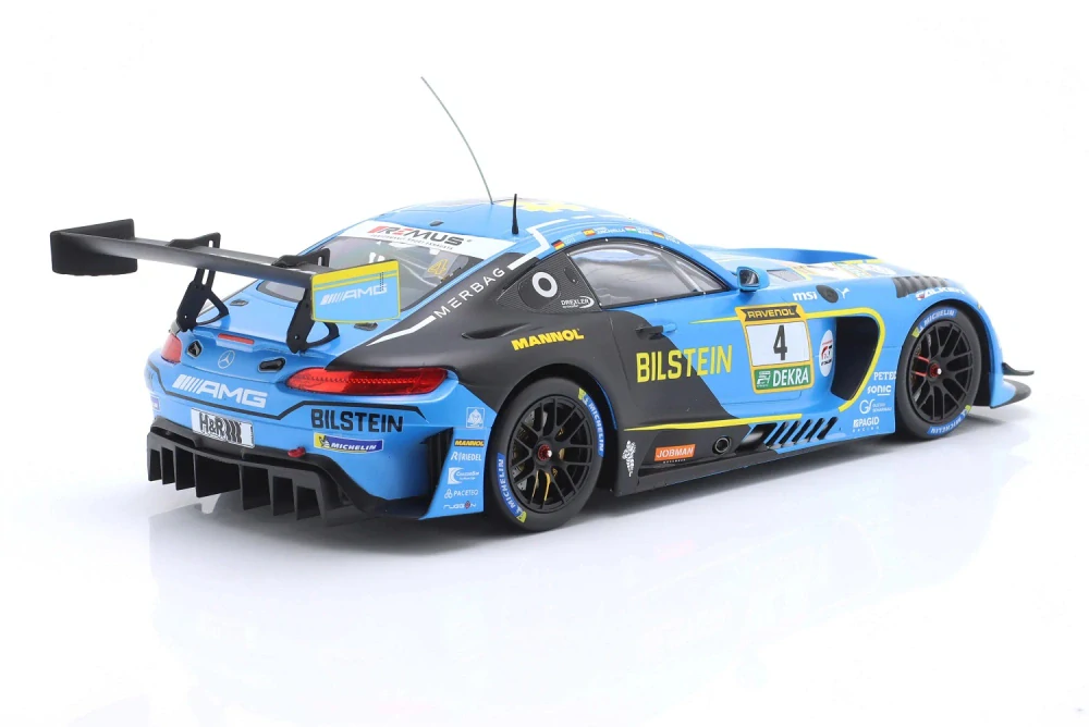 Mercedes-Benz AMG GT3 Evo #4 Götz/Juncadella/Stolz 4th 24H Nürburgring 2024 1:18 Ixo Models