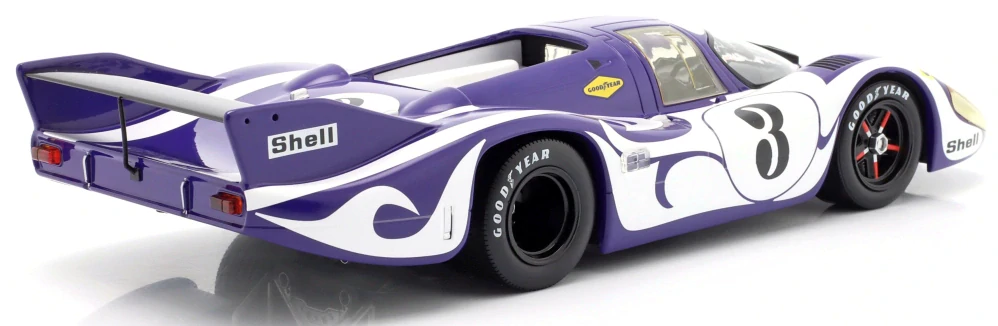 Porsche 917 Long Tail *Hippie Practice Version* #3 Larrousse/Kauhsen Le Mans 1970 *Hippie Practice Version* 1:18 Werk83