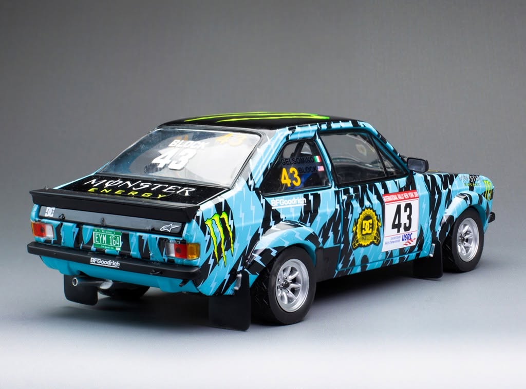 Ford England Escort MKII RS1800 #43 Block/Gelsomino Rally New York 2009 1:18 Sun Star