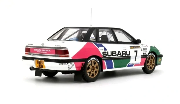 Subaru Legacy RS Gr.A #7 McRae/Ringer Sweden Rallye 1992 1:18 OttOmobile