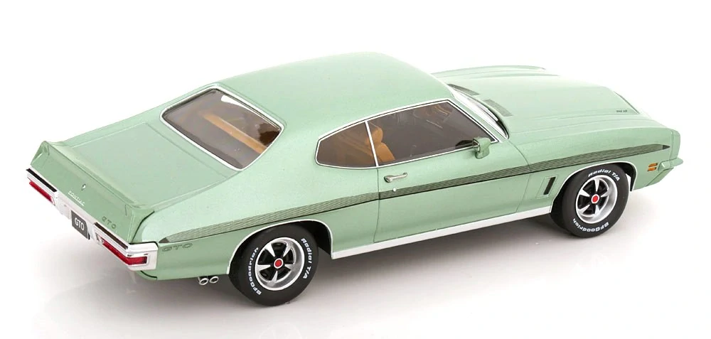 Pontiac Le Mans GTO 1972 light green metallic 1:18 KK Scale