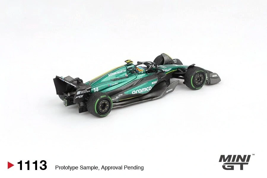 Aston Martin AMR24 #14 Fernando Alonso Canadian GP 2024 1:64 Mini GT
