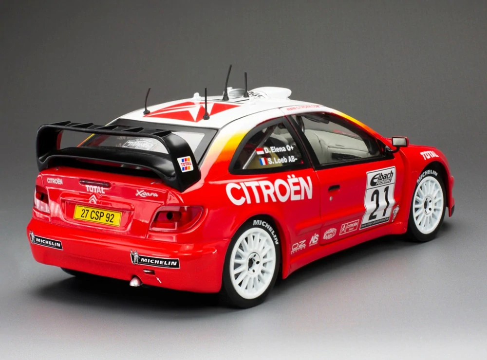 Citroen Xsara WRC #21 Loeb/Elena Winner ADAC Rallye Deutschland 2002 1:18 Sun Star