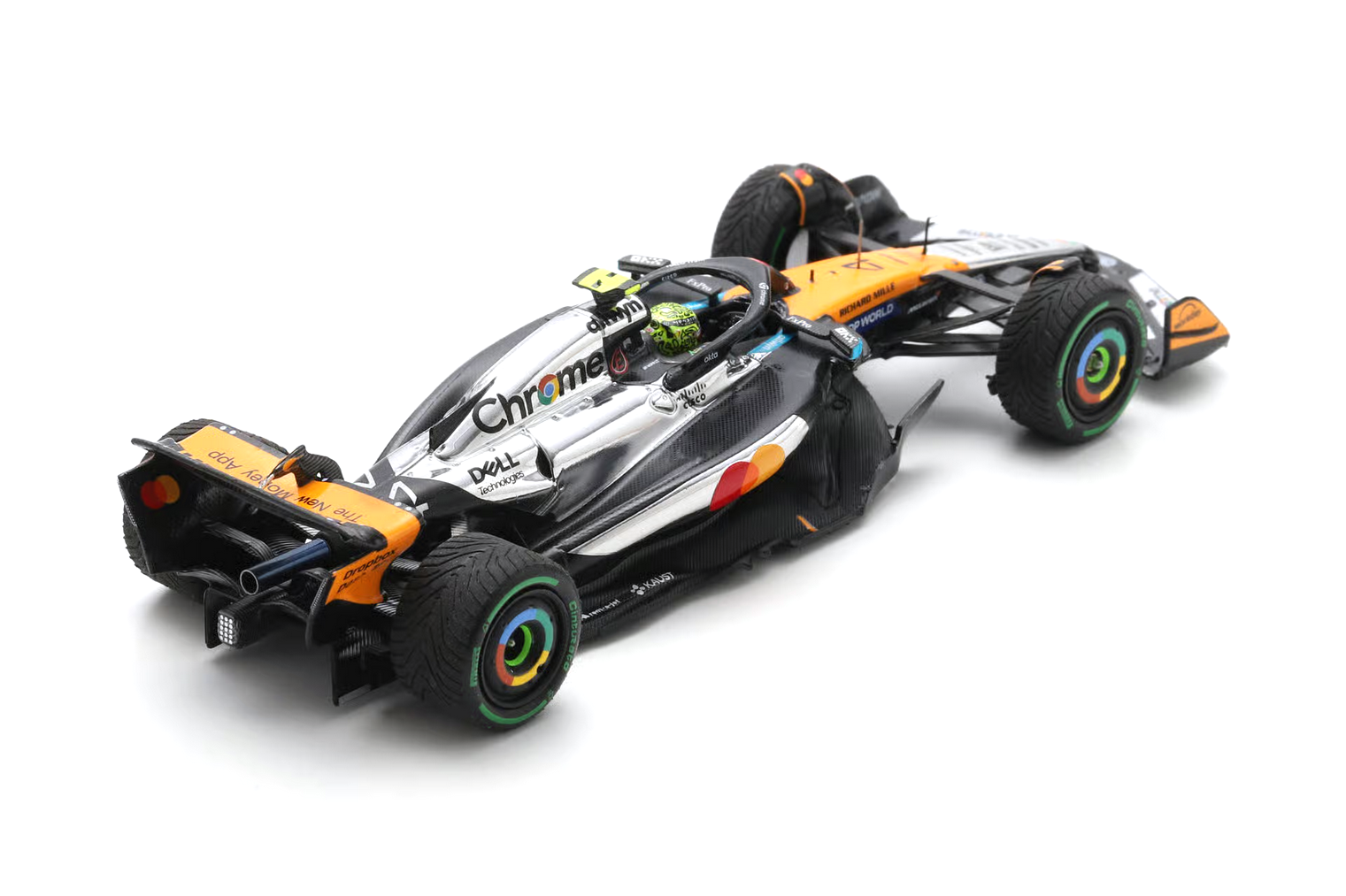 McLaren MCL39 McLaren F1 Team #4 L.Norris Winner British GP 2025 with Pit Board 1:43 Spark