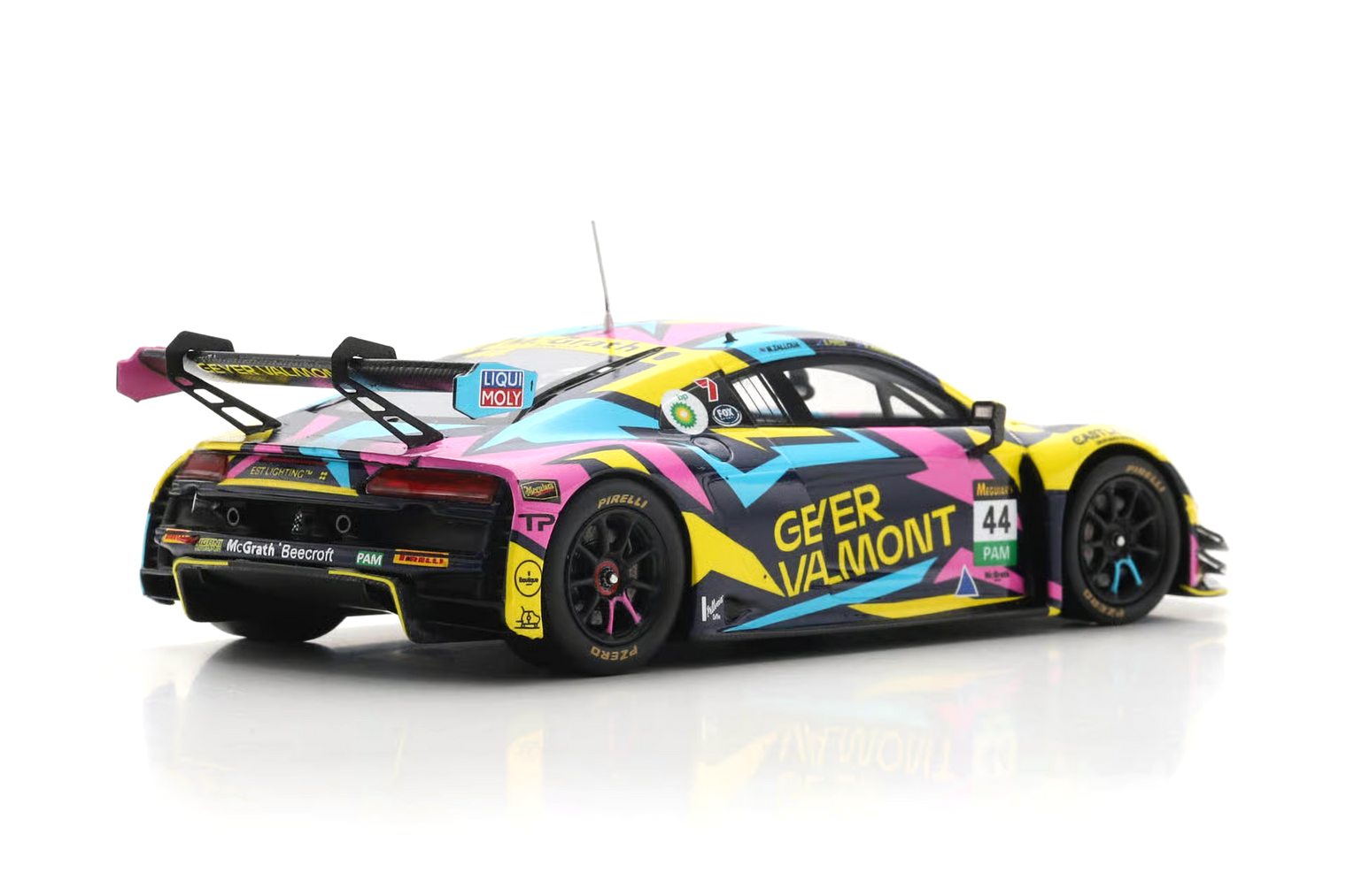Audi R8 LMS EVO II Geyer Valmont Racing #44 Andrews/Zallouna/Pires 12H Bathurst 2025 1:43 Spark