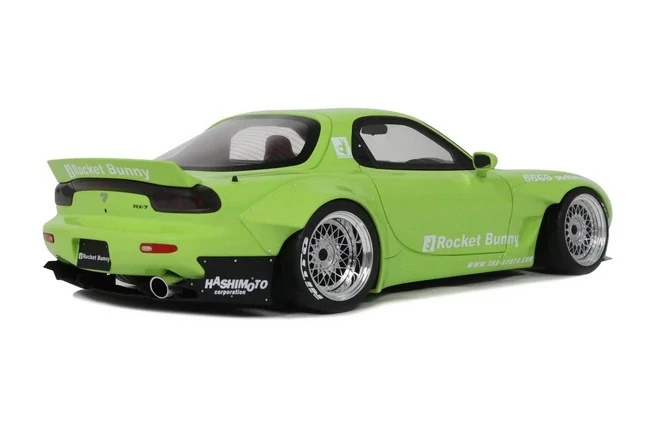 Rocket Bunny Aero (V1) Mazda RX7 (FD3S) 2015 Pearl Green 1:18 OttOmobile