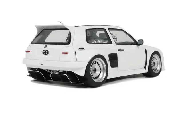 Volkswagen Golf III Khyzyl Saleem 2024 white 1:18 OttOmobile