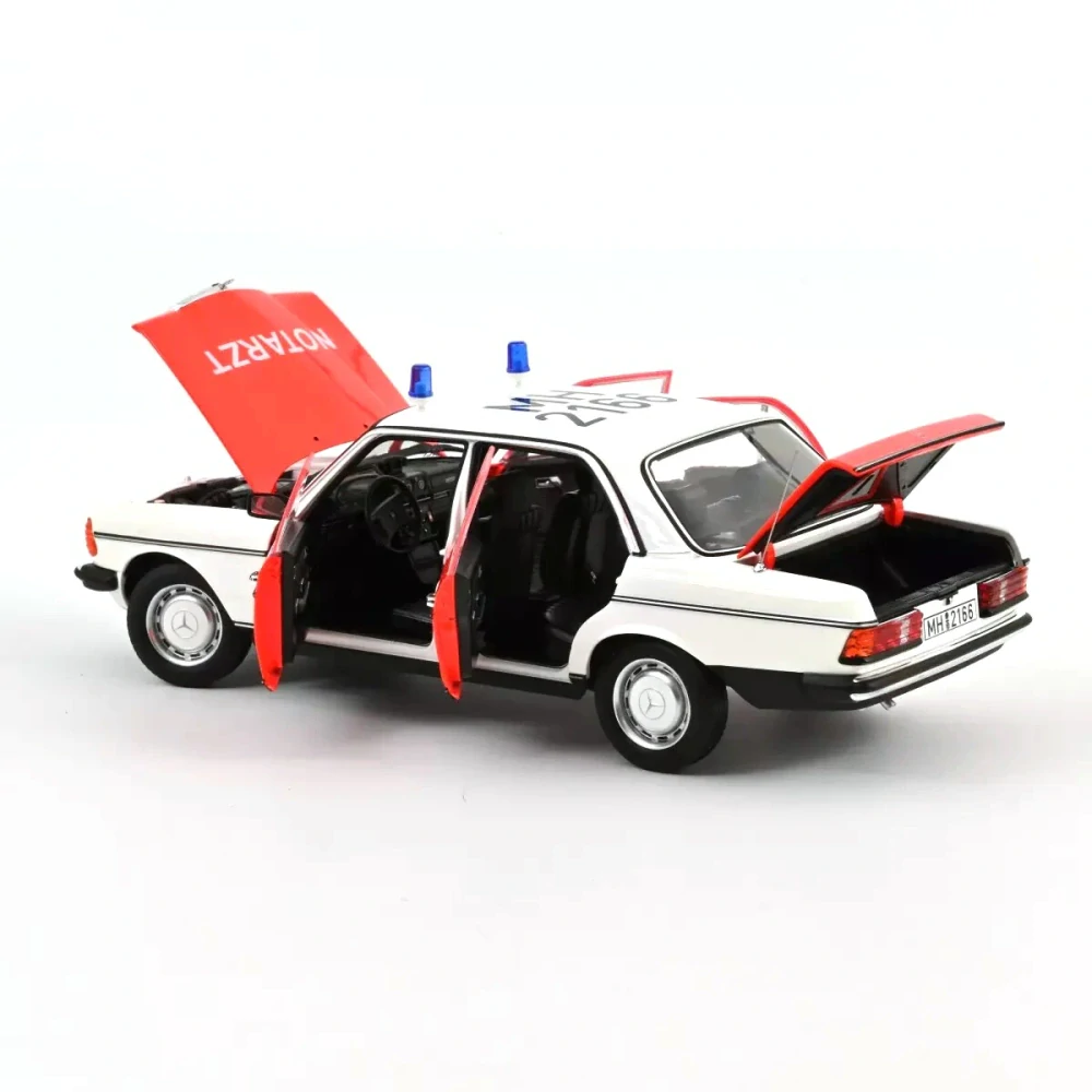 Mercedes-Benz 200 1984 Emergency Ambulance 1:18 Norev