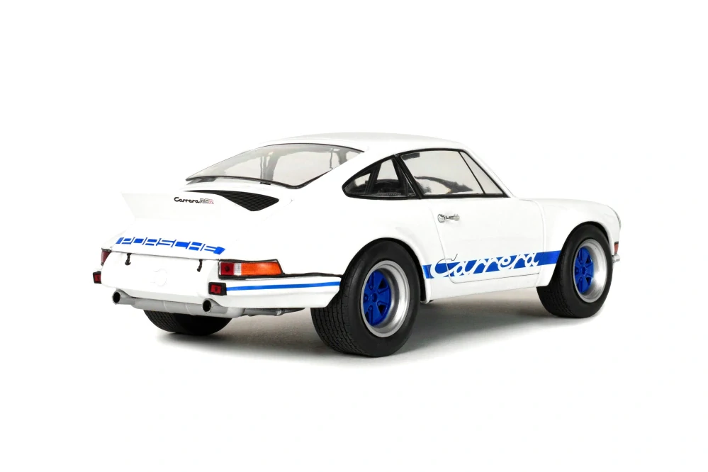 Porsche 911 RSR 1973 white/blue carrera stripes 1:18 Solido