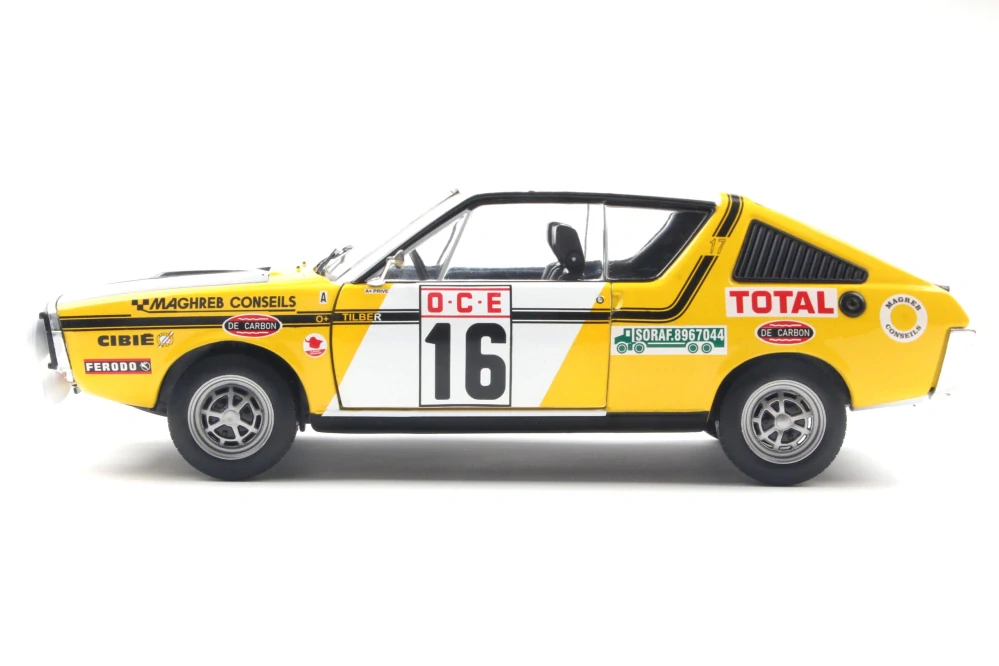 Renault 17 PH.1 #23 Prive/Tilber Rallye du Maroc 1976 1:18 Solido