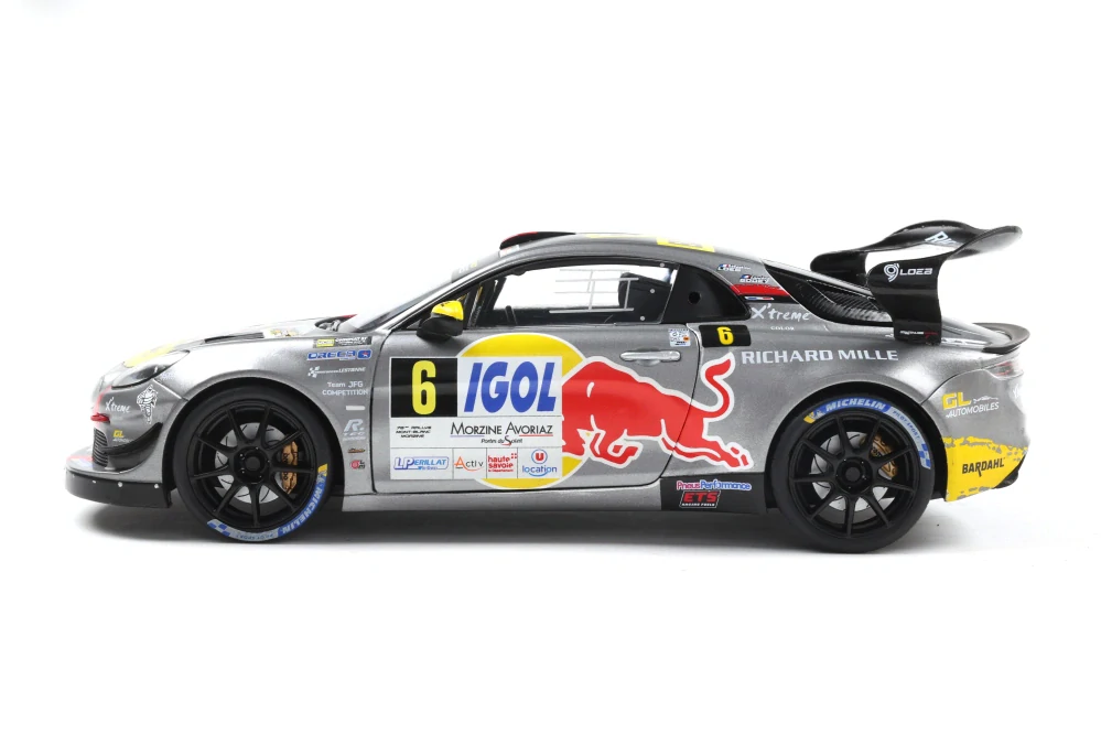 Alpine A110 RGT+ #6 Loeb/Godey Rallye du Mont Blanc 2024 1:18 Solido