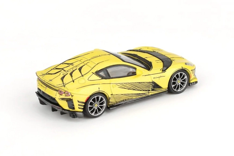 Ferrari 812 2021 Competitizone Tailor Made yellow 1:64 B.B.R. 