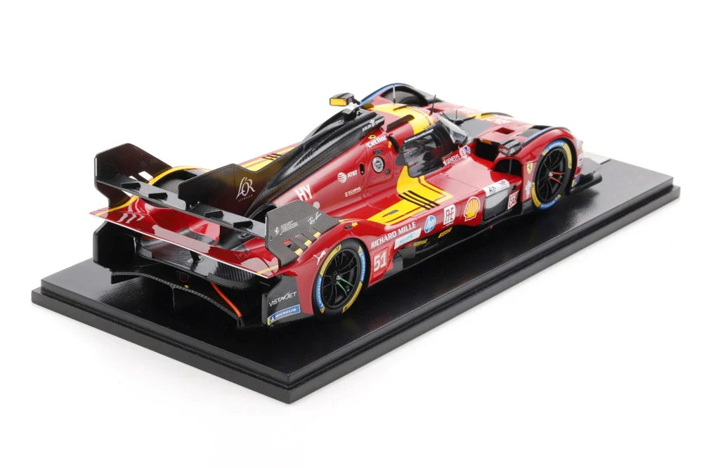 Ferrari 499P AF Corse #51 Pier Guidi/Calado/Giovinazzi 3rd 24H Le Mans 2025 1:18 Look Smart