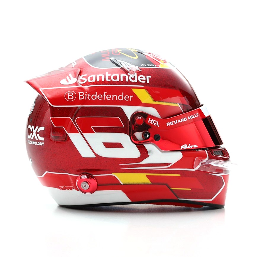 Helmet - Charles Leclerc - Abu Dhabi GP 2024 1:5 Look Smart Models