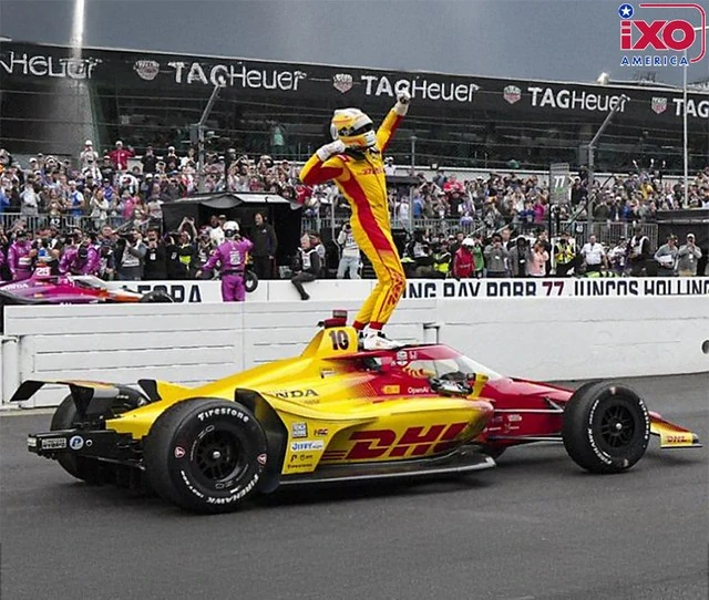 Dallara DW12 #10 A.Palou CHIP Ganassi Racing USA DHL Indycar Indianapolis 500 2025 1:18 Ixo America