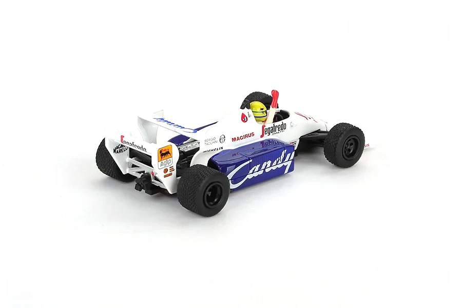 Toleman TG184 #19 Ayrton Senna 2nd Place Monaco Grand Prix 1984 1:64 Mini GT
