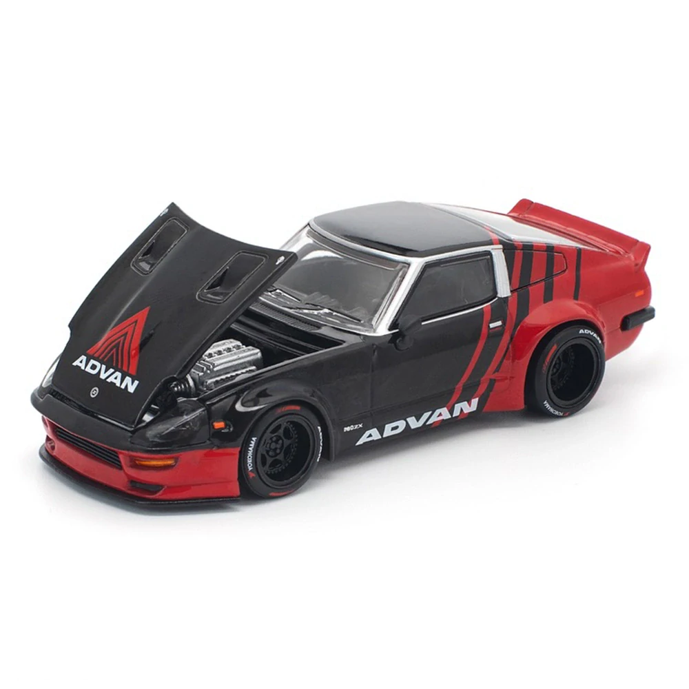 Nissan Pandem 280ZX *Advan* black/red 1:64 Pop Race