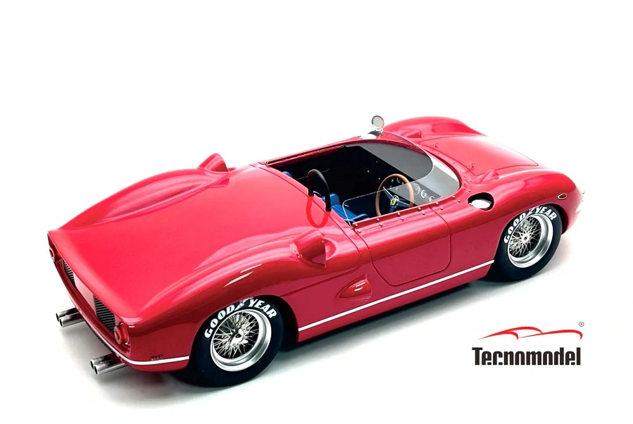 Ferrari 330P 4.0L V12 Press Version 1965 red 1:18 Tecnomodel