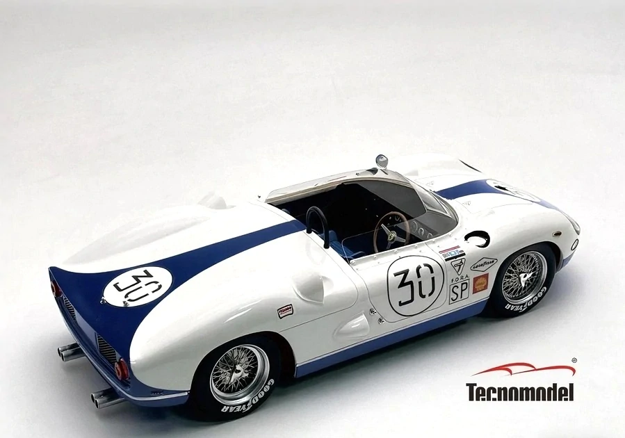 Ferrari 330P 4.0L V12 Team Mecom Racing #30 Rodriguez/Hill 12H Sebring 1965 1:18 Tecnomodel